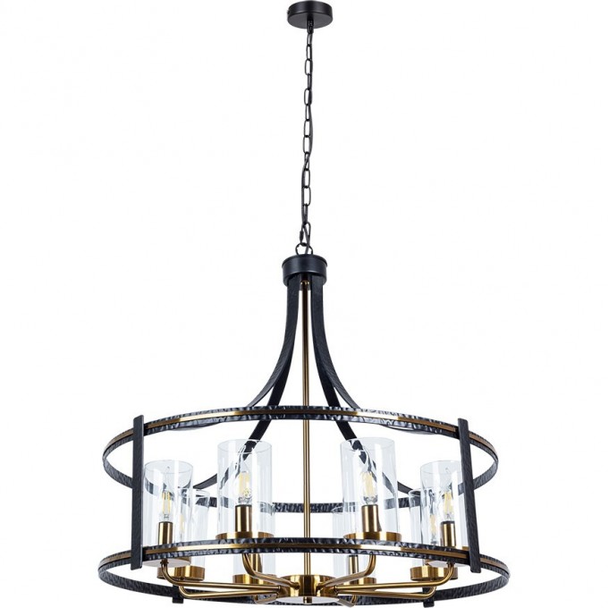 Люстра ARTE LAMP AVIOR A7011SP-8BK Люстра ARTE LAMP AVIOR A7011SP-8BK