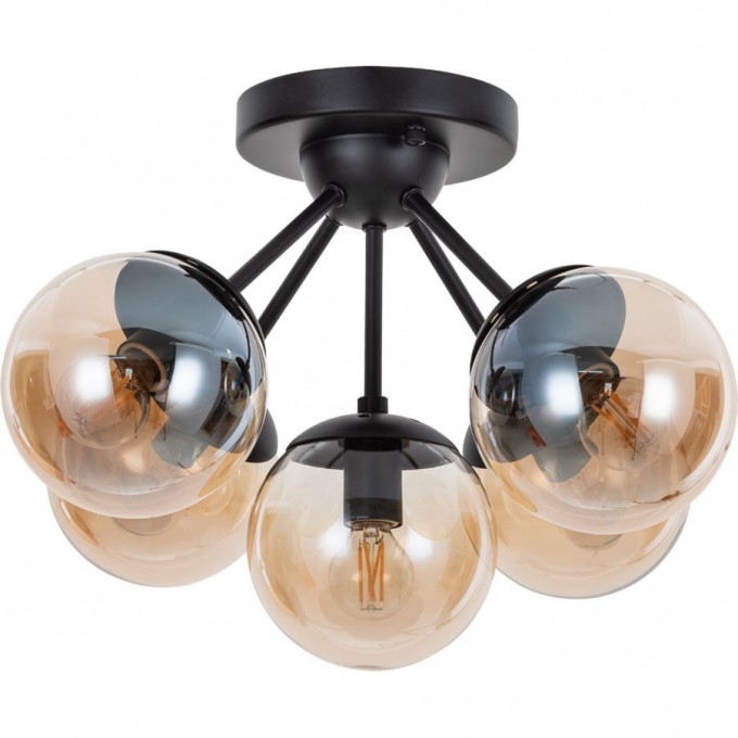 Люстра ARTE LAMP BOLLA A1664PL-5BK Люстра ARTE LAMP BOLLA A1664PL-5BK