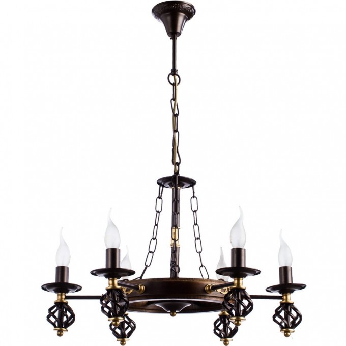 Люстра ARTE LAMP CARTWHEEL A4550LM-6CK Люстра ARTE LAMP CARTWHEEL A4550LM-6CK