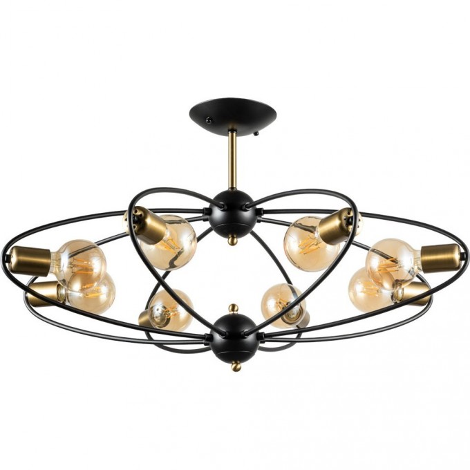 Люстра ARTE LAMP GLASGOW A1963PL-8BK Люстра ARTE LAMP GLASGOW A1963PL-8BK