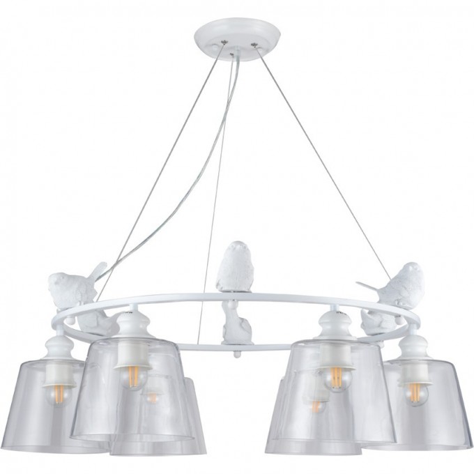 Люстра ARTE LAMP PASSERO A4289LM-6WH Люстра ARTE LAMP PASSERO A4289LM-6WH