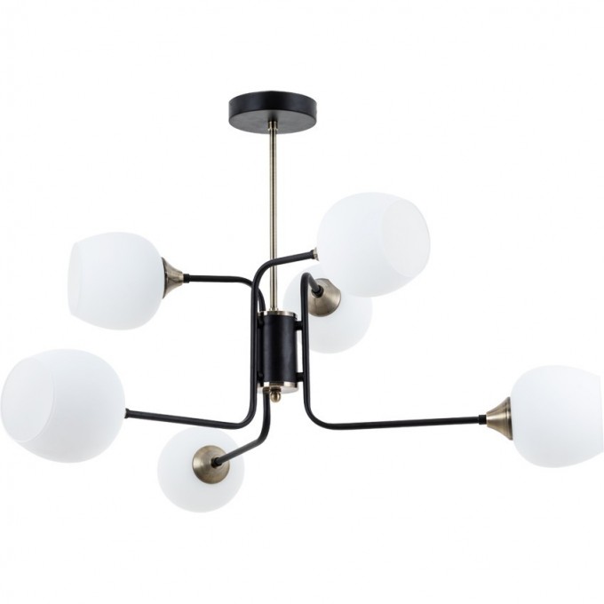 Люстра ARTE LAMP SKAT A3564PL-6BK Люстра ARTE LAMP SKAT A3564PL-6BK