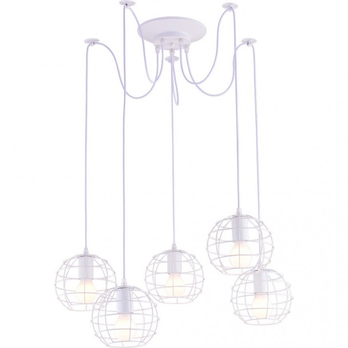 Люстра ARTE LAMP SPIDER A1110SP-5WH Люстра ARTE LAMP SPIDER A1110SP-5WH