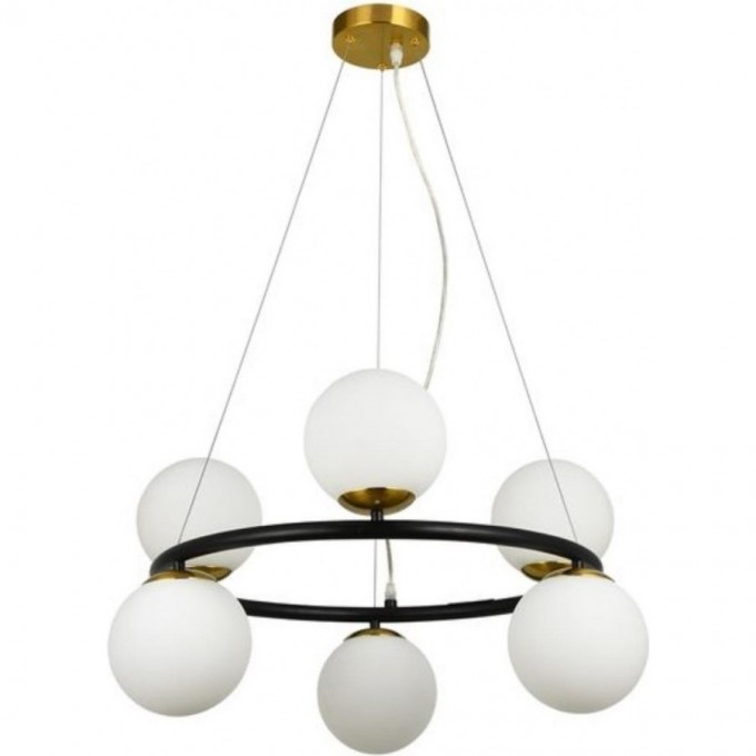 Подвесная люстра ARTE LAMP ALCOR A2224SP-6BK Подвесная люстра ARTE LAMP ALCOR A2224SP-6BK